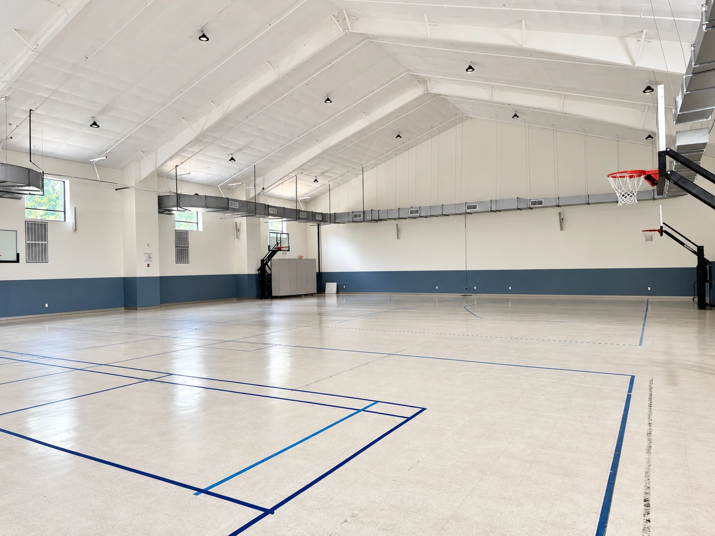 The indoor gym at Al Noor Center